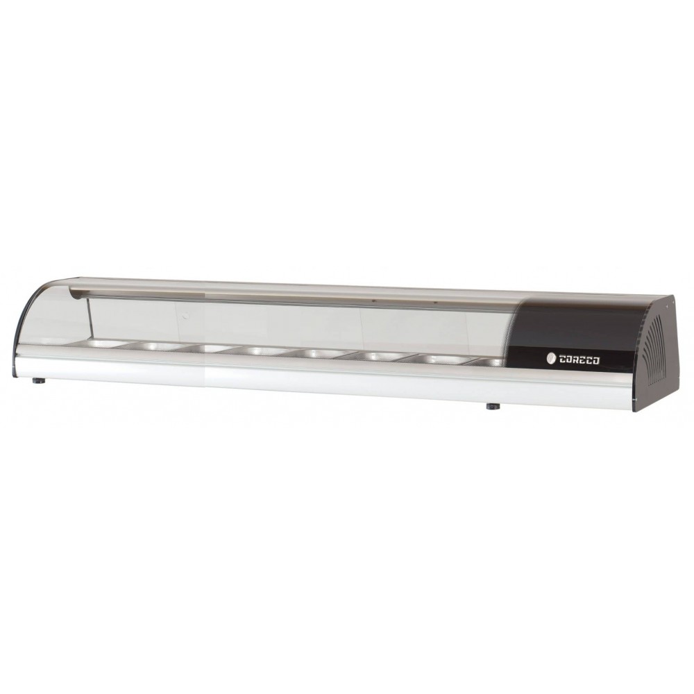 Vitrine tapas à poser 8 GN1/3 coreco-mondialchr.com