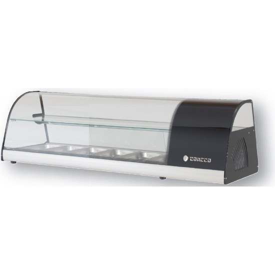 Vitrine tapas à poser 6 GN1/3 H.400mm coreco-mondialchr.com