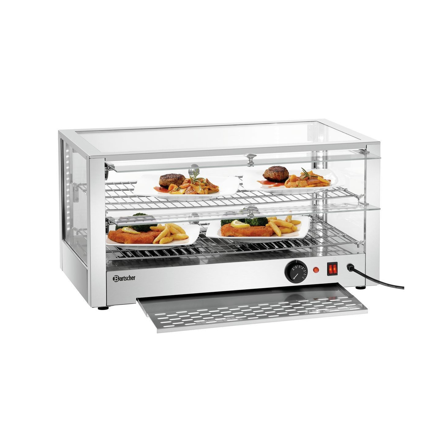 Vitrine de table chauffante Bartscher-mondialchr.com