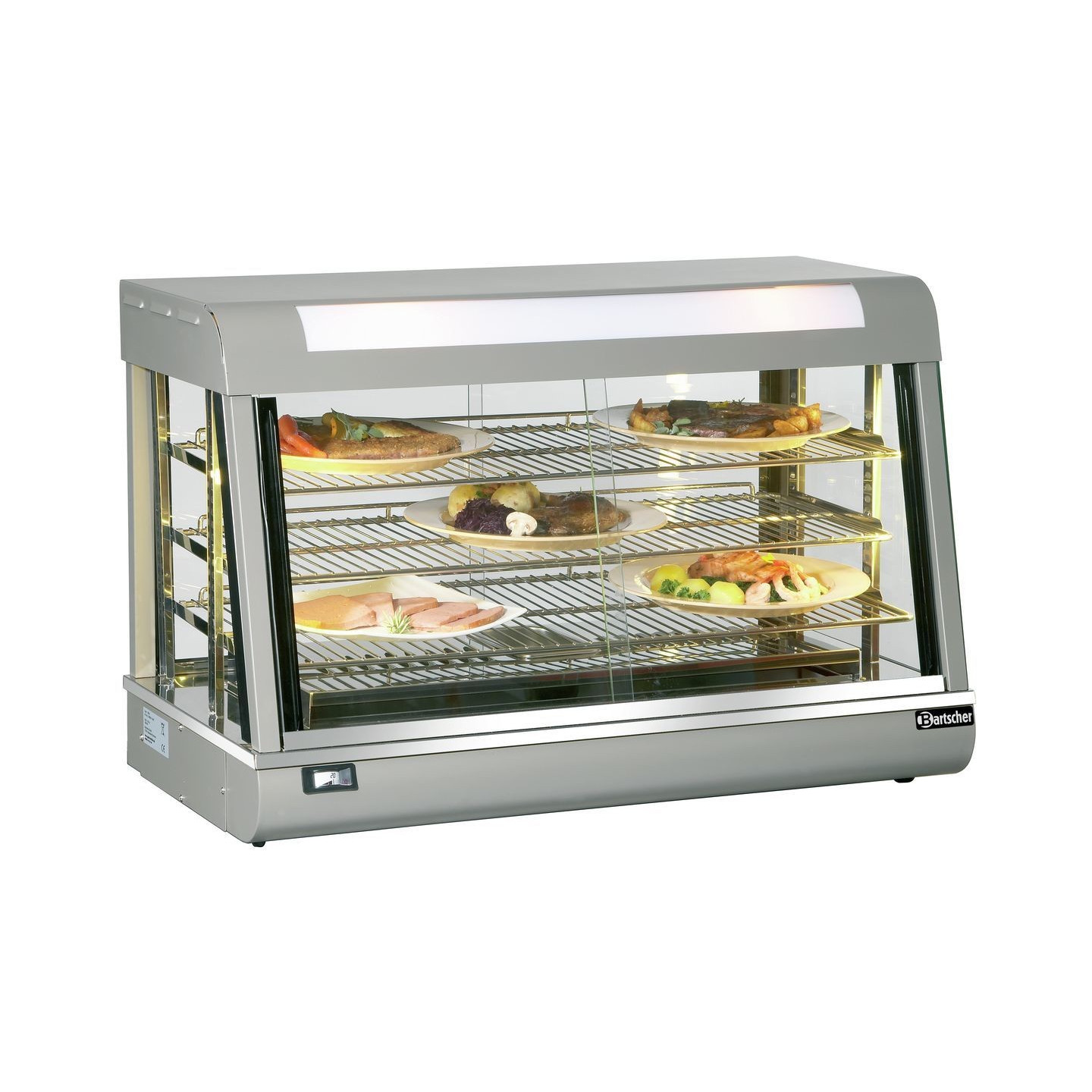 Vitrine de comptoir chauffante Deli II 152L-mondialchr.com