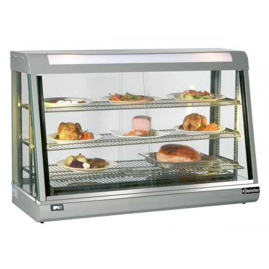 Vitrine de comptoir chauffante 373L Deli III Bartscher 1200mm-mondialchr.com