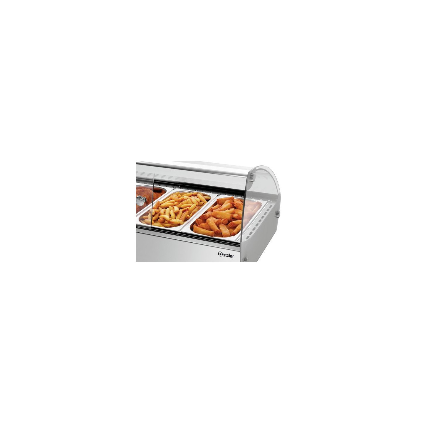 Présentoir chauffant, vitrine chauffante 6xGN1/3-mondialchr.com