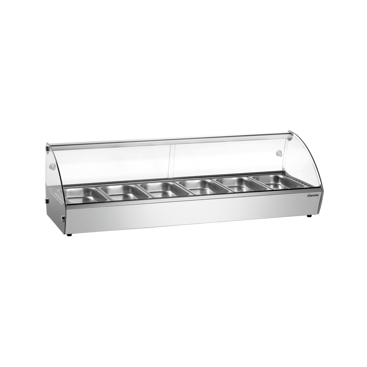 Présentoir chauffant, vitrine chauffante 6xGN1/3-mondialchr.com