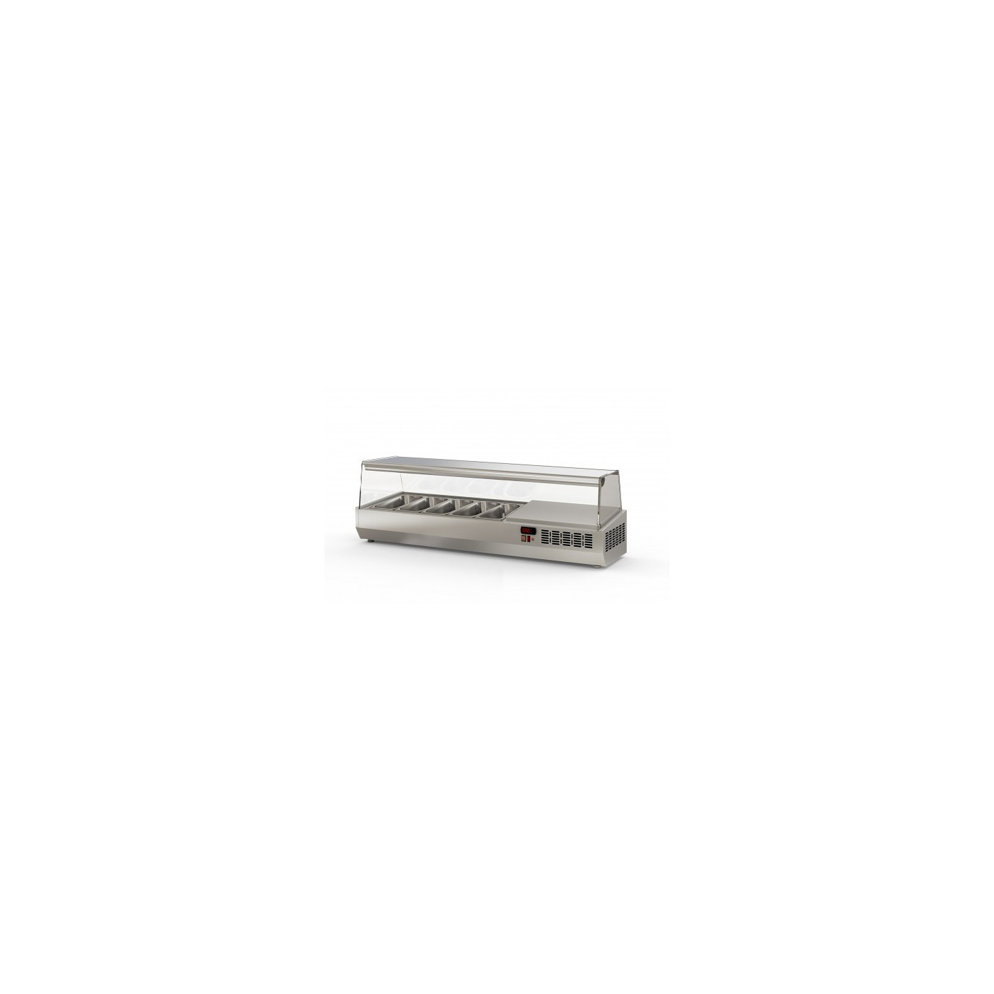Présentoir à ingrédients 1345mm 5 GN 1/3 Coreco-mondialchr.com