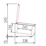 Présentoir à ingrédients 6 GN 1/4 couvercle inox Coreco-mondialchr.com
