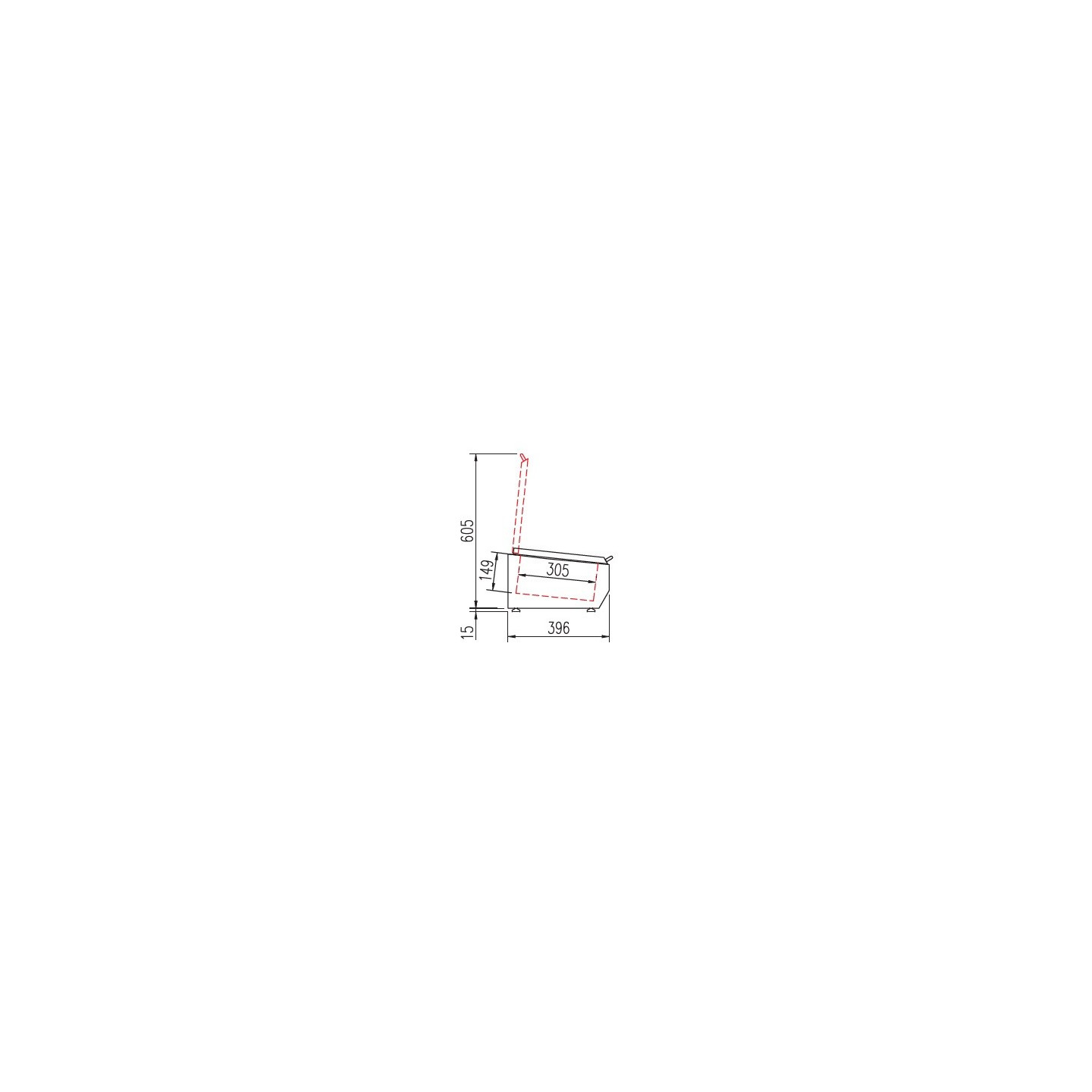 Présentoir à ingrédients 8 GN 1/3 couvercle inox Coreco-mondialchr.com