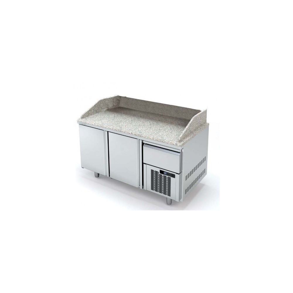 Meuble pizza 800 positif 2 portes pleines Coreco-mondialchr.com