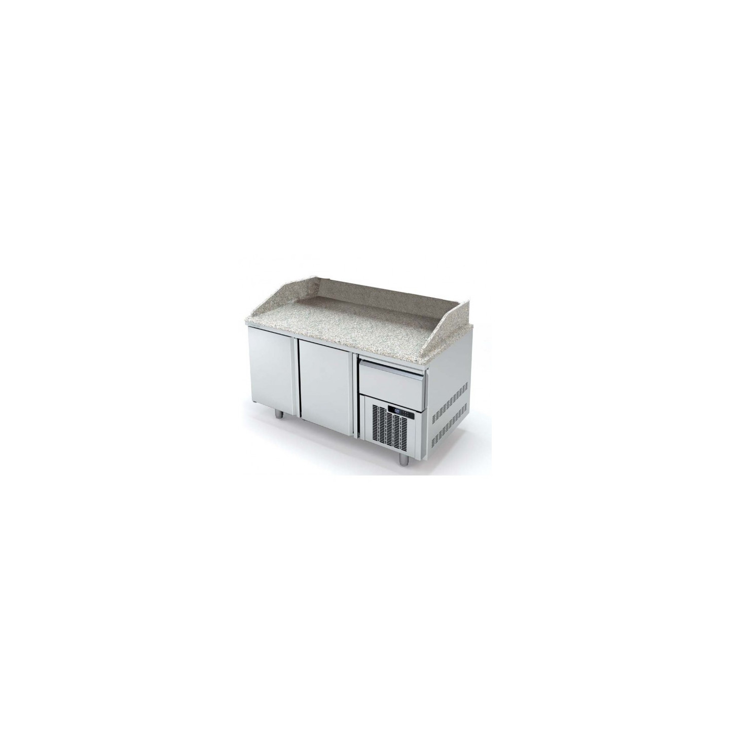 Meuble pizza 800 positif 2 portes pleines Coreco-mondialchr.com
