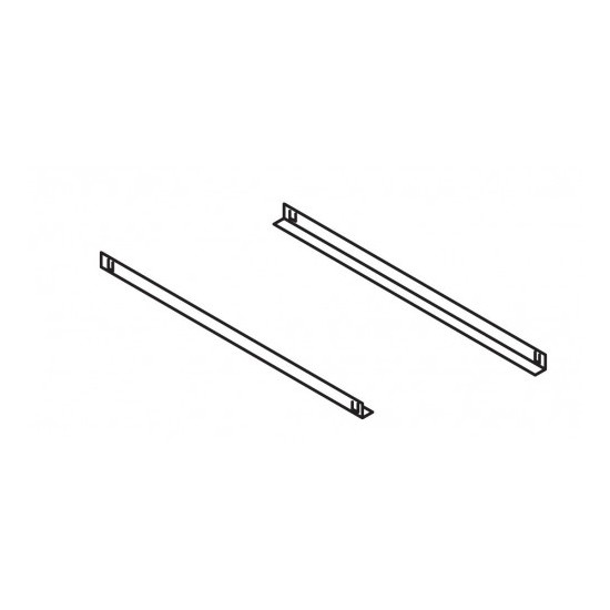 Jeu de 2 glissières en L 650mm Coreco-mondialchr.com