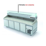 Meuble pizza 800 positif 4 portes pleines Coreco-mondialchr.com
