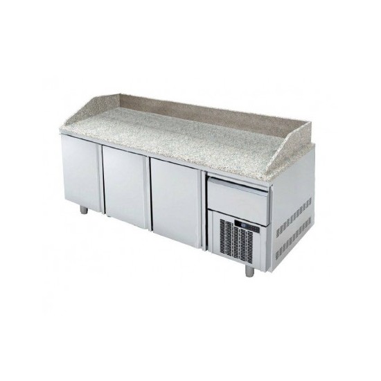 Meuble pizza 800 positif 3 portes pleines Coreco-mondialchr.com