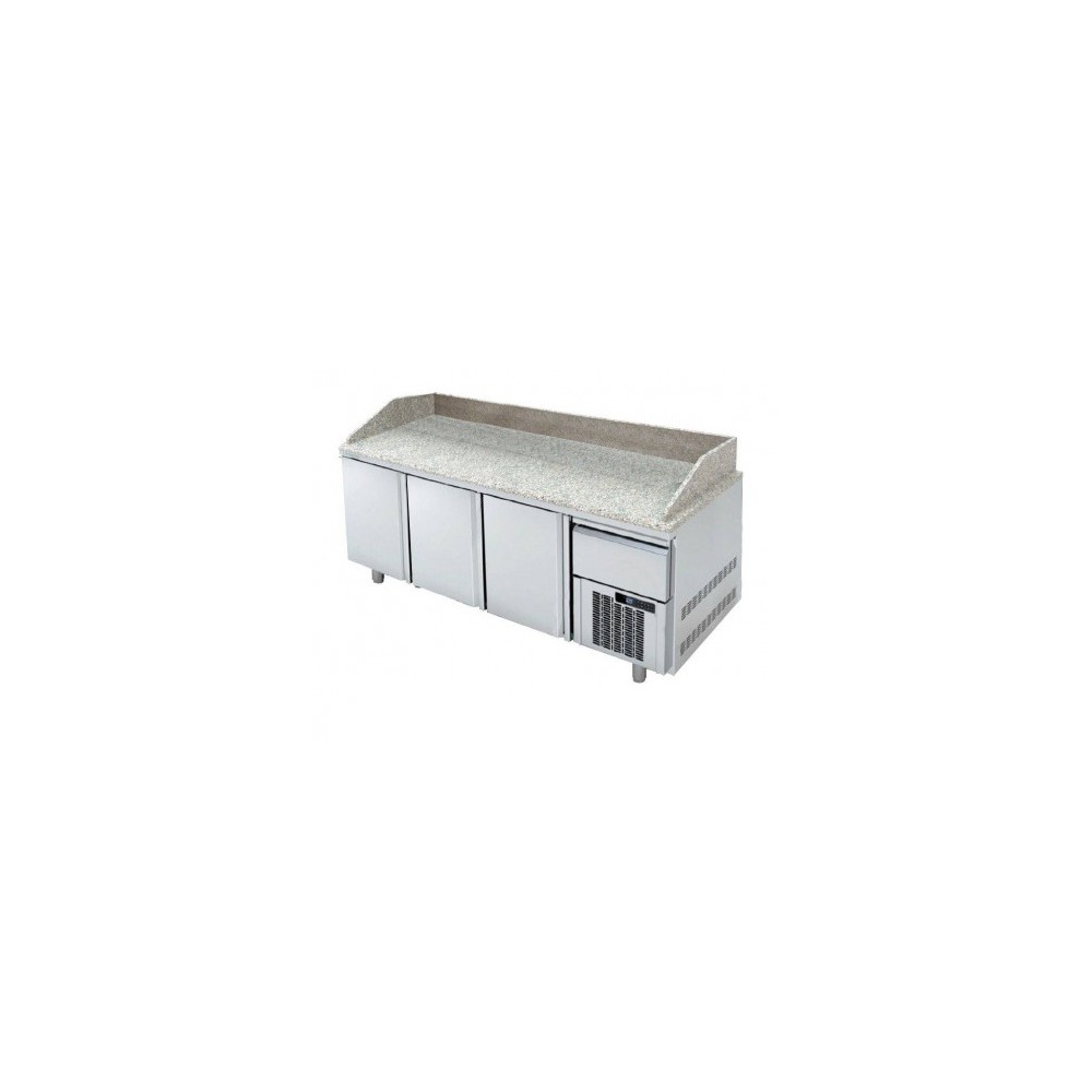 Meuble pizza 800 positif 3 portes pleines Coreco-mondialchr.com