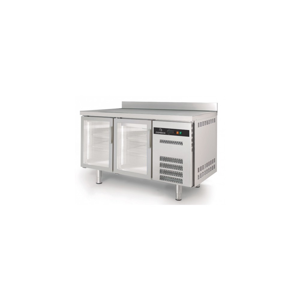 Meuble Snack 600 positif 1495mm 2 portes vitrées Coreco-mondialchr.com