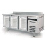Meuble Snack 600 positif 2020mm 3 portes vitrées Coreco-mondialchr.com
