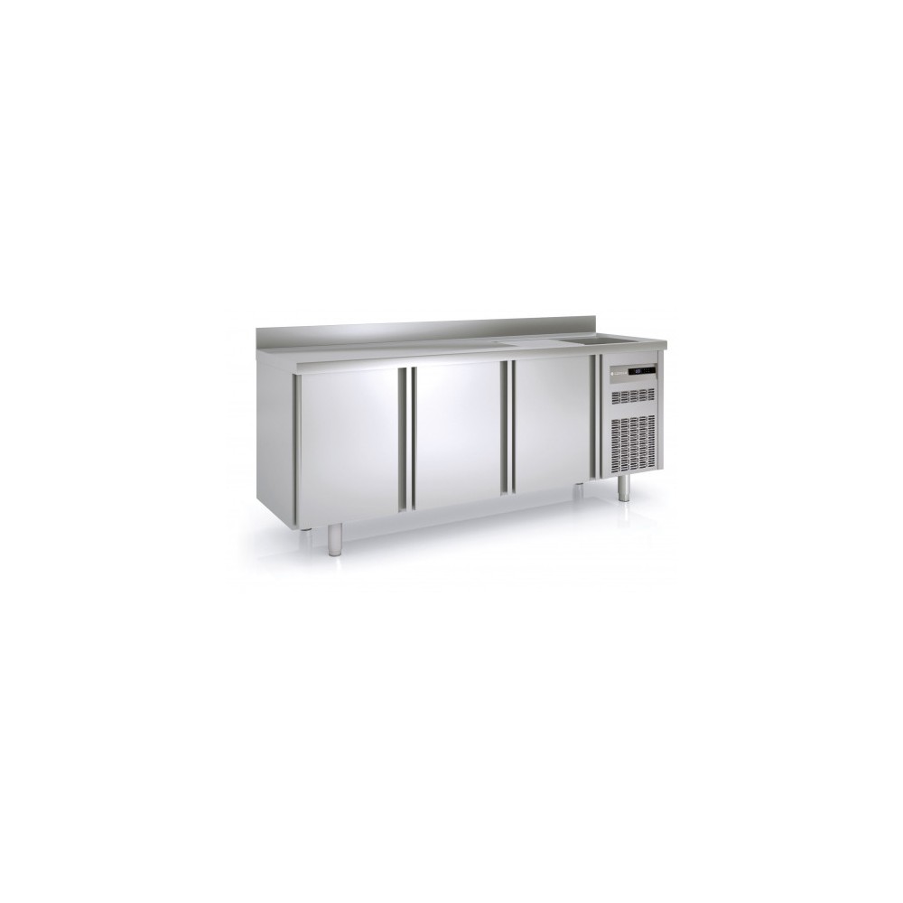Meuble 600 positif 2020mm 3 portes avec évier Coreco-mondialchr.com