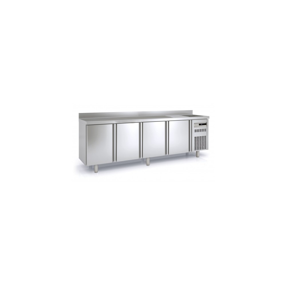 Meuble 600 positif 2545mm 4 portes avec évier Coreco-mondialchr.com