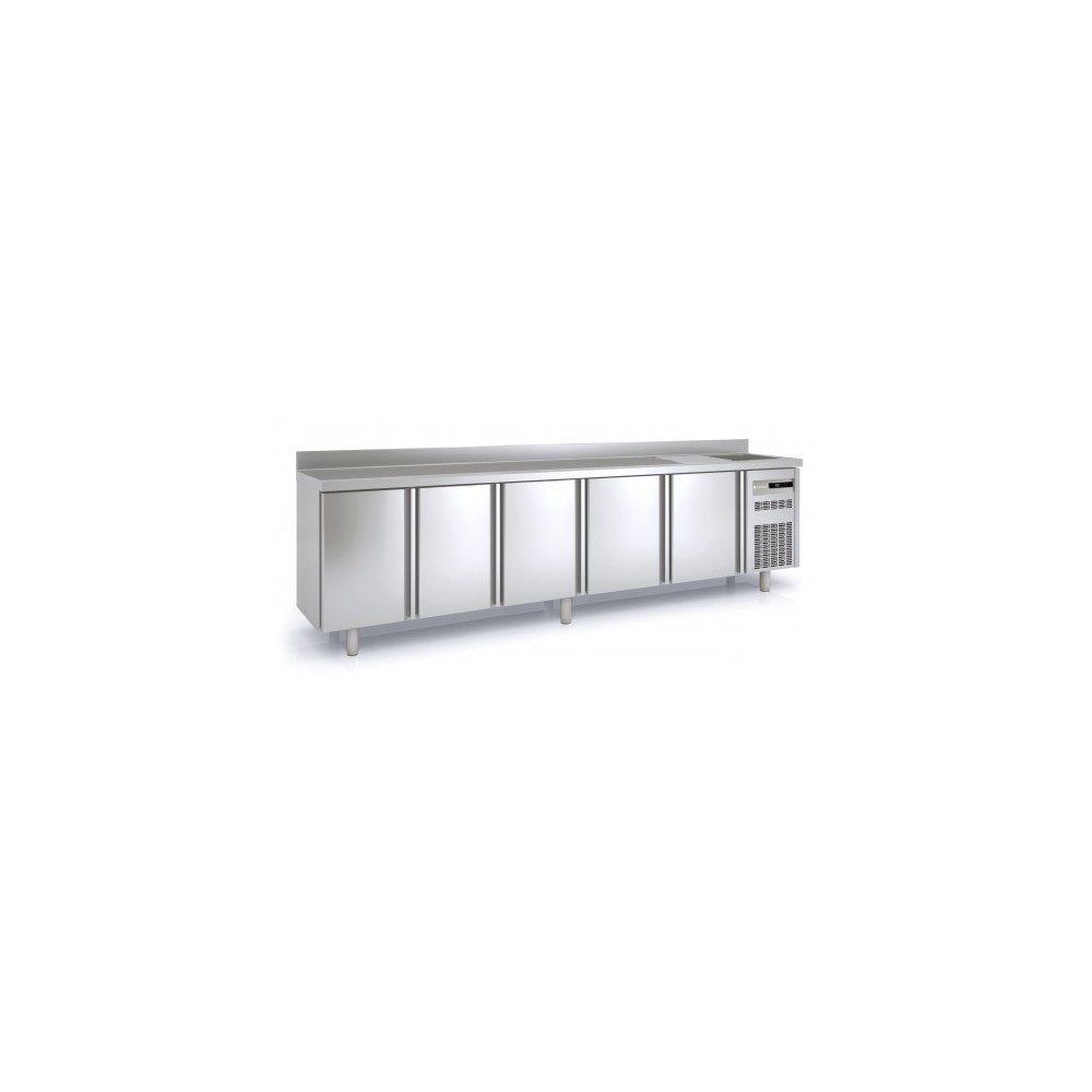 Meuble 600 positif 3070mm 5 portes avec évier Coreco-mondialchr.com