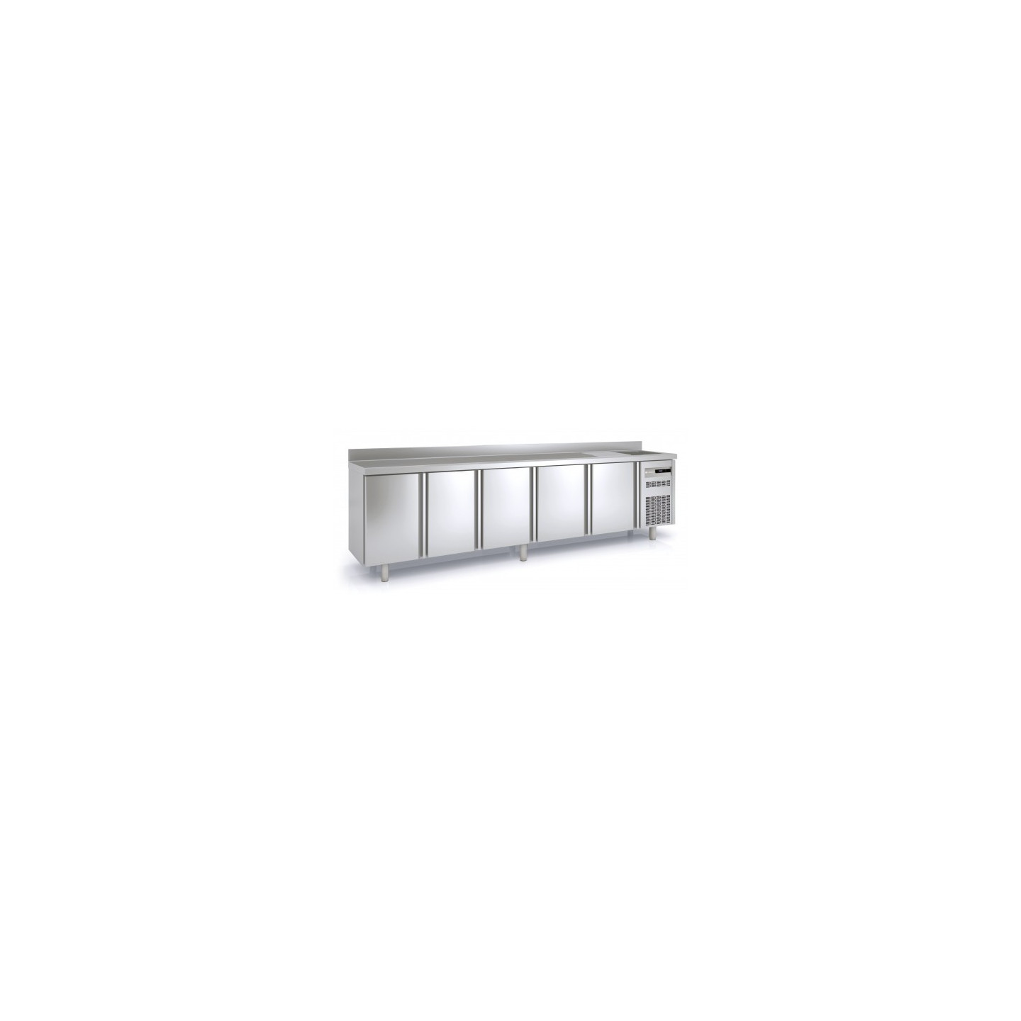 Meuble 600 positif 3070mm 5 portes avec évier Coreco-mondialchr.com