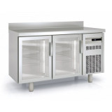 Meuble Snack 600 positif 1495mm 2 portes vitrées Coreco-mondialchr.com