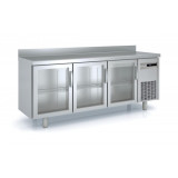 Meuble Snack 600 positif 2020mm 3 portes vitrées Coreco-mondialchr.com