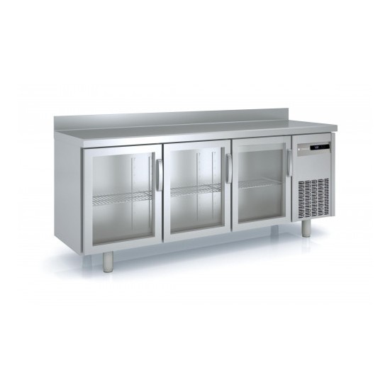 Meuble Snack 600 négatif 2020mm 3 portes vitrées coreco-mondialchr.com