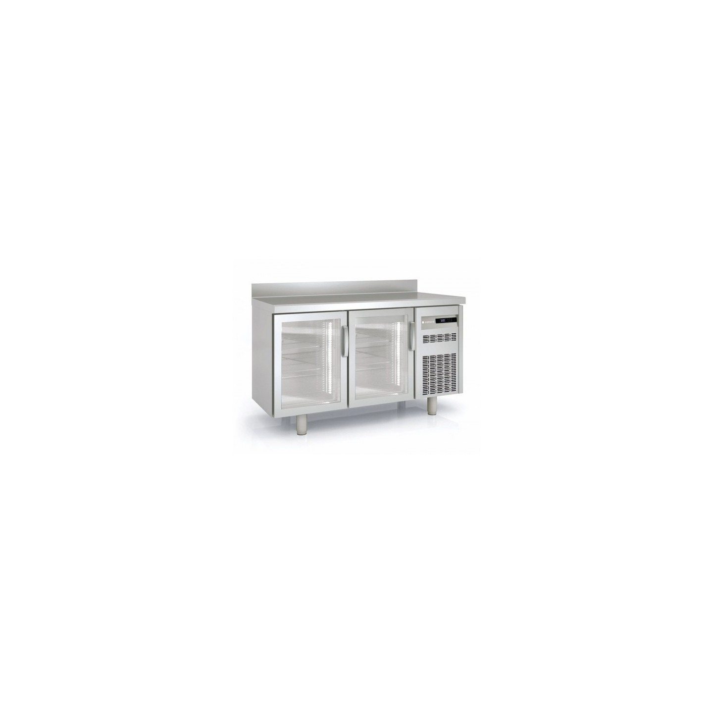 Meuble Snack 600 négatif 1495mm 2 portes vitrées coreco-mondialchr.com