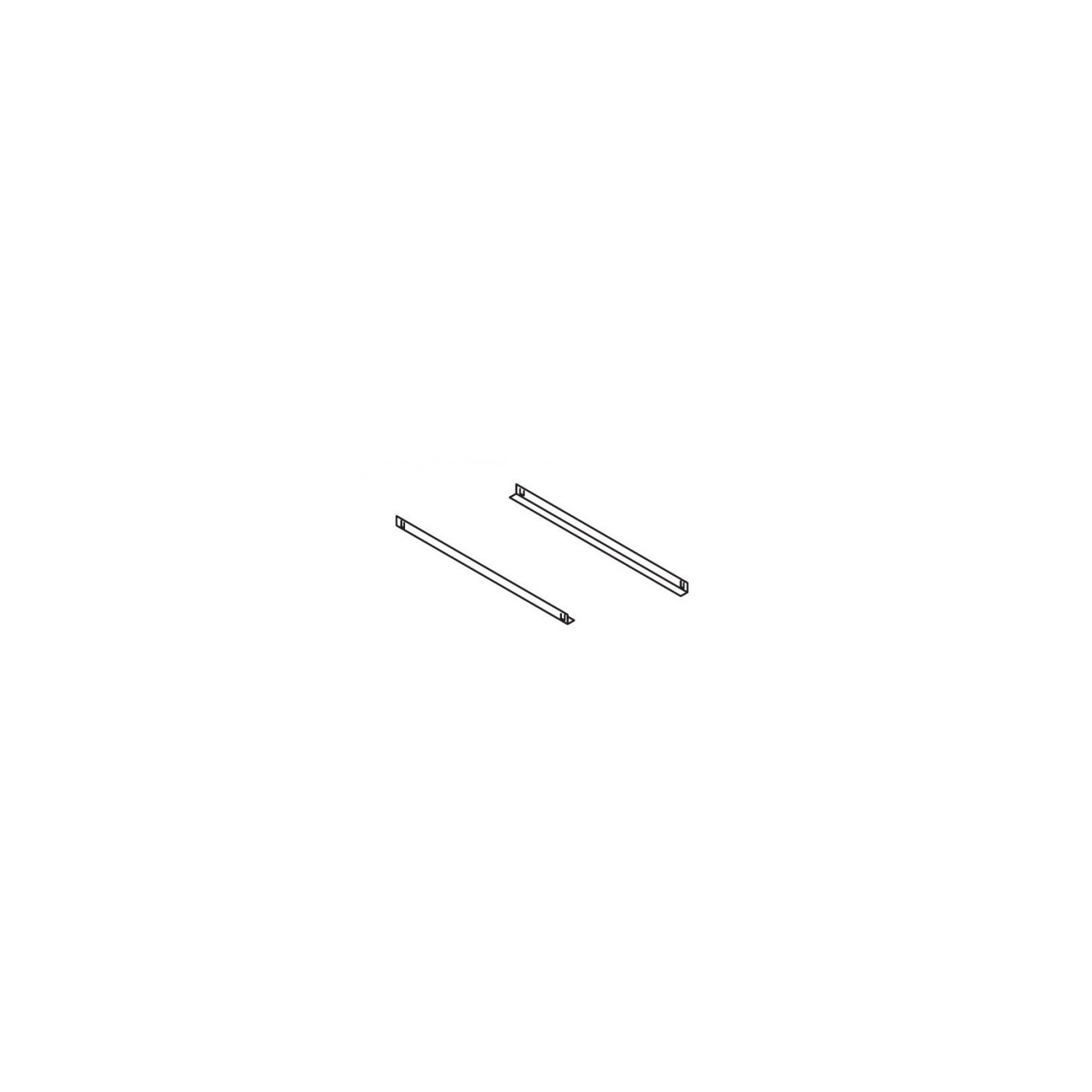 Glissières inox GN 1/1 L550 mm Coreco-mondialchr.com