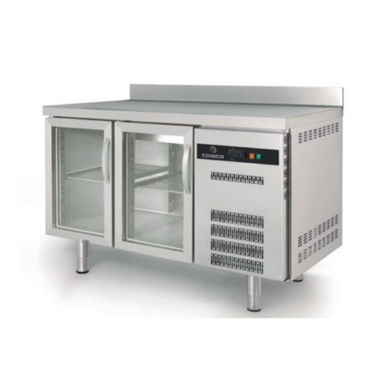 Meuble 700 GN 1/1 positif 1345mm 2 portes vitrées Coreco-mondialchr.com