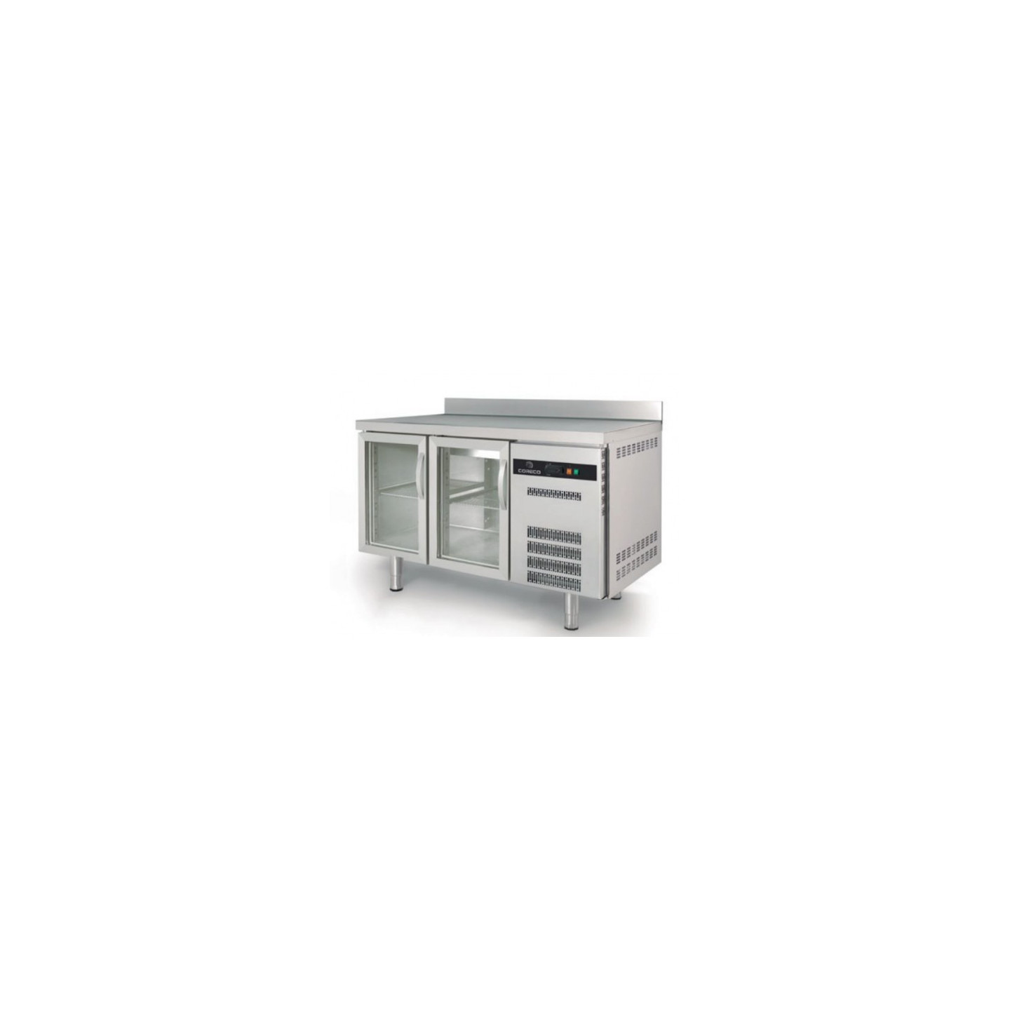 Meuble 700 GN 1/1 positif 1345mm 2 portes vitrées Coreco-mondialchr.com