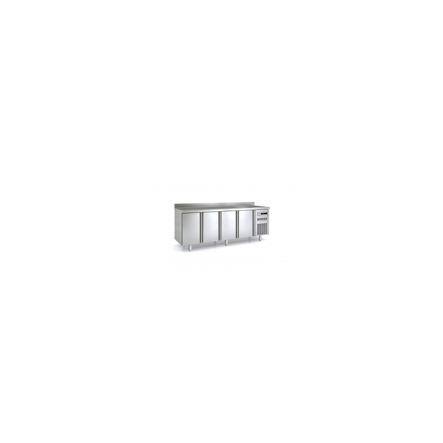 Meuble 700 GN1/1 positif 4 portes pleines avec évier Coreco-mondialchr.com