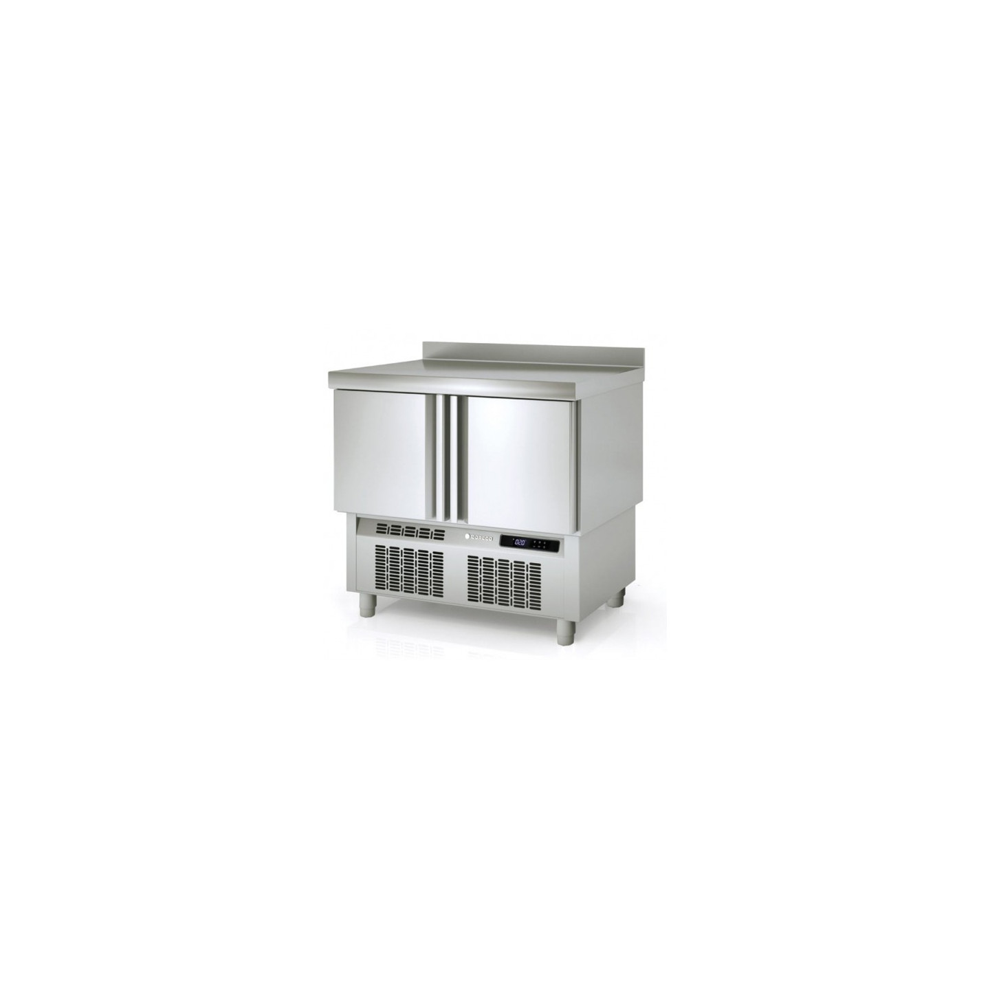 Meuble Gastro 700 GN1/1 positif 2 portes pleines MF Coreco-mondialchr.com