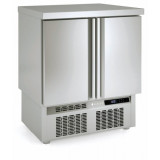 Meuble Gastro 700 GN1/1 positif 2 portes pleines MFC Coreco-mondialchr.com