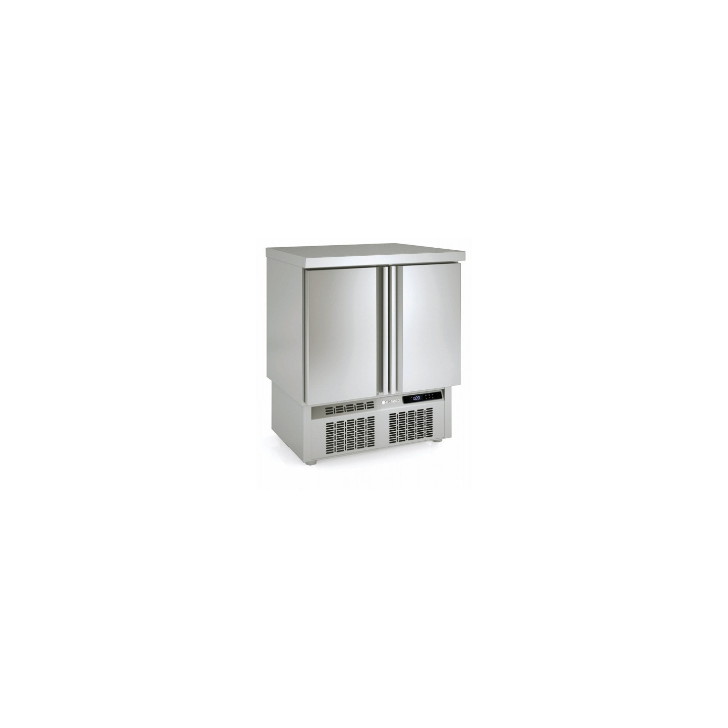 Meuble Gastro 700 GN1/1 positif 2 portes pleines MFC Coreco-mondialchr.com