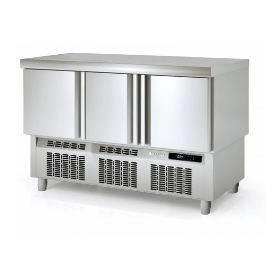 Meuble Gastro 700 GN1/1 positif 3 portes pleines MFC Coreco-mondialchr.com