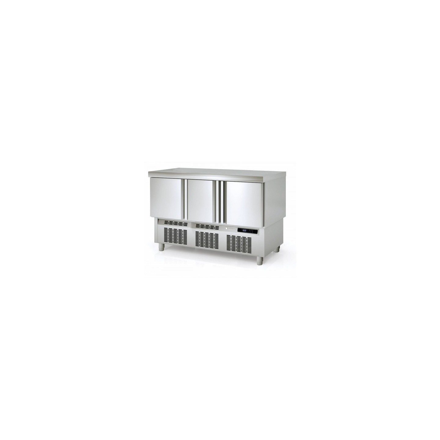 Meuble Gastro 700 GN1/1 positif 3 portes pleines MFC Coreco-mondialchr.com