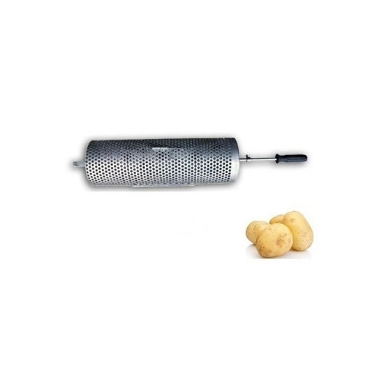 Grille rotative Pomme de Terre pour barbecue portugais au charbon de bois-mondialchr.com
