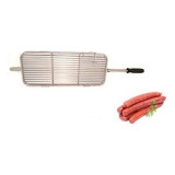 Grille rotative Saucisses pour barbecue portugais au charbon de bois-mondialchr.com