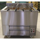 Barbecue Portugais au charbon de bois 4 Grilles rotative RODRIGUES-mondialchr.com