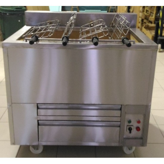 Barbecue Portugais au charbon de bois 4 Grilles rotative RODRIGUES-mondialchr.com