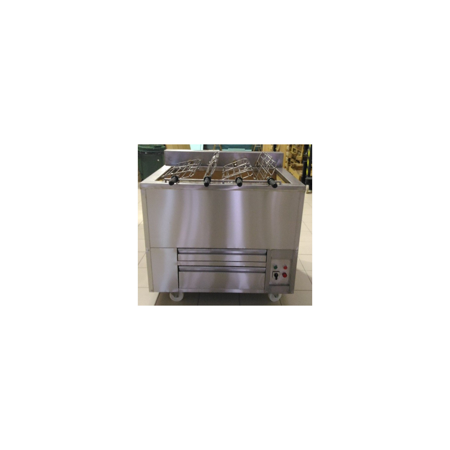 Barbecue Portugais au charbon de bois 4 Grilles rotative RODRIGUES-mondialchr.com