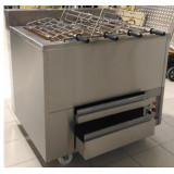 Barbecue Portugais au charbon de bois 4 Grilles rotative RODRIGUES-mondialchr.com