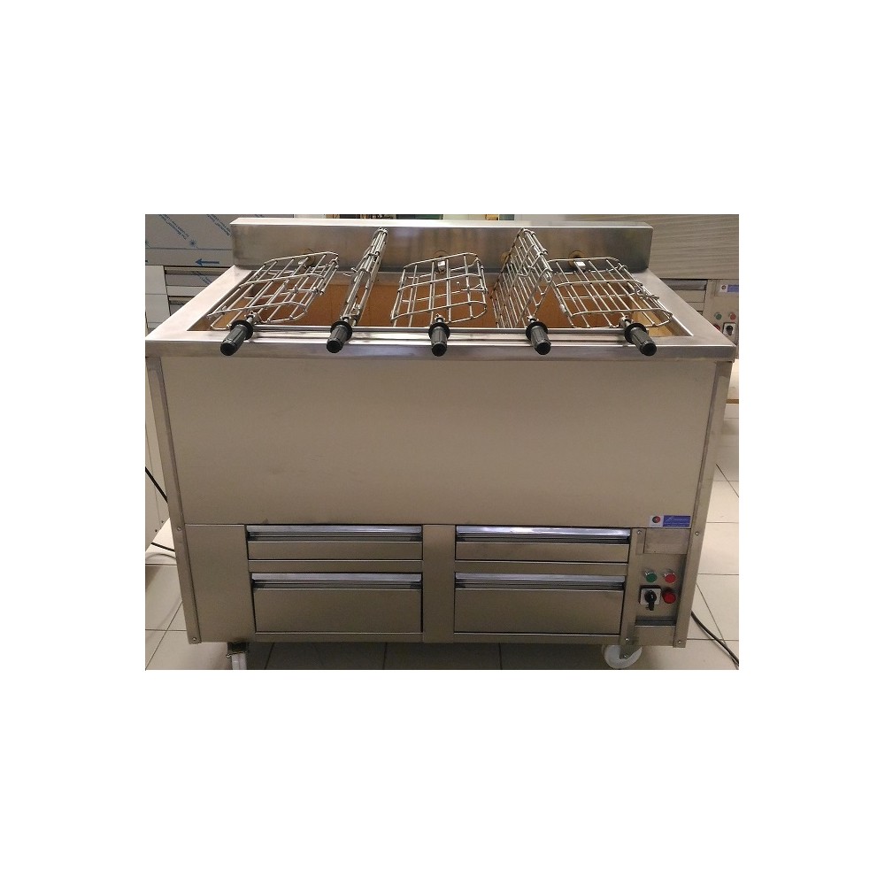 Barbecue Portugais au charbon de bois 5 Grilles rotative RODRIGUES-mondialchr.com