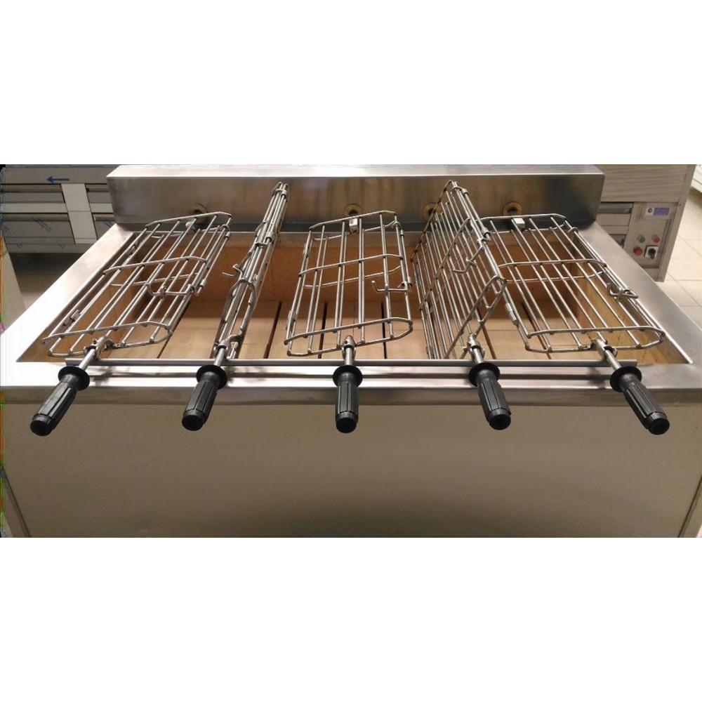 Barbecue Portugais au charbon de bois 5 Grilles rotative RODRIGUES-mondialchr.com