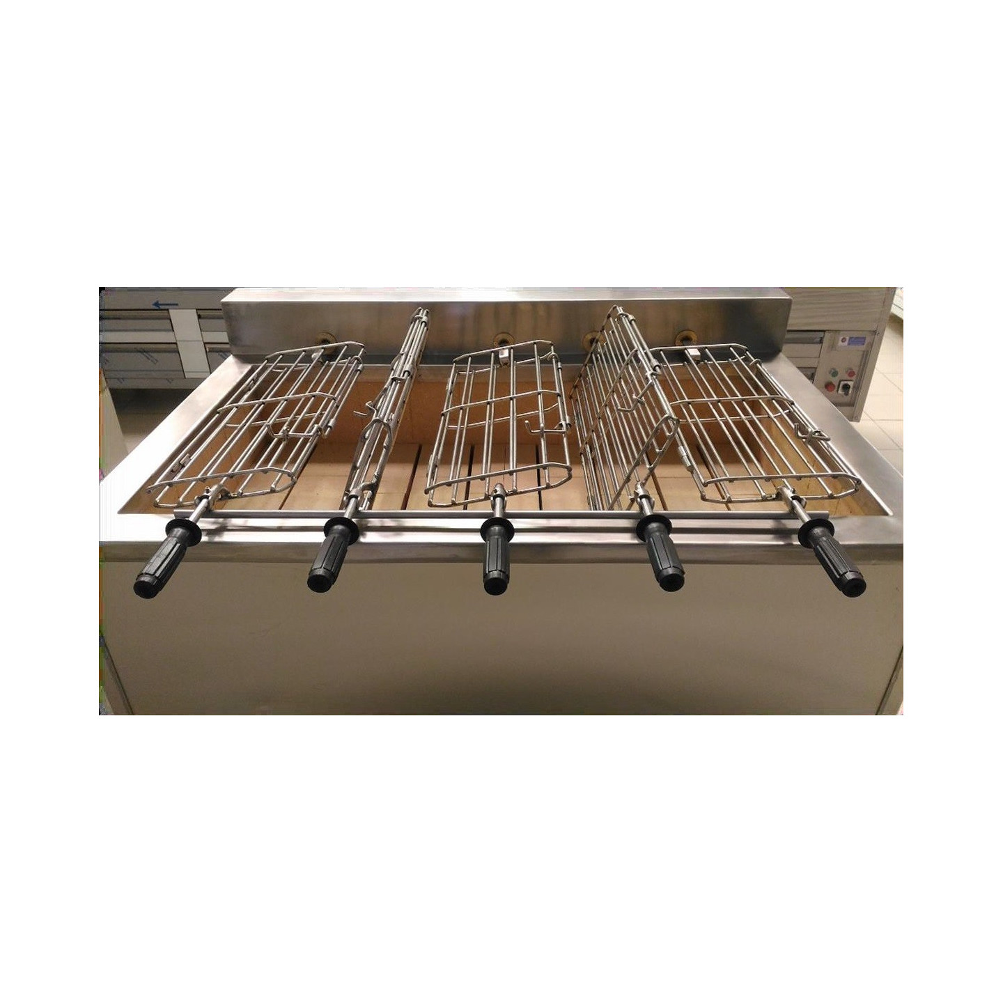 Barbecue Portugais au charbon de bois 5 Grilles rotative RODRIGUES-mondialchr.com