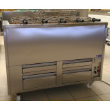 Barbecue Portugais au charbon de bois 5 Grilles rotative RODRIGUES-mondialchr.com