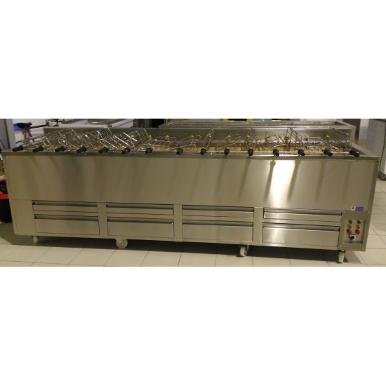 Barbecue Portugais au charbon de bois 15 Grilles rotative-mondialchr.com
