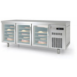 Meuble Pâtissier 800 positif 3 portes vitrées Coreco-mondialchr.com
