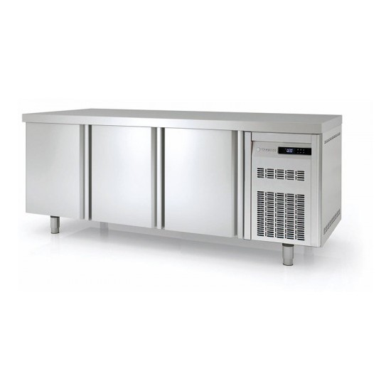 Meuble Pâtissier 800 négatif 3 portes pleines Coreco-mondialchr.com