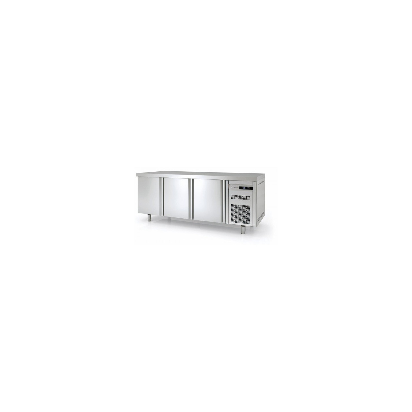 Meuble Pâtissier 800 négatif 3 portes pleines Coreco-mondialchr.com