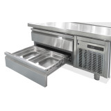 Soubassement réfrigéré 1210mm 2 tiroirs GN2/1 Coreco-mondialchr.com